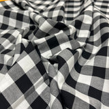 Yarn Dyed Gingham- Black