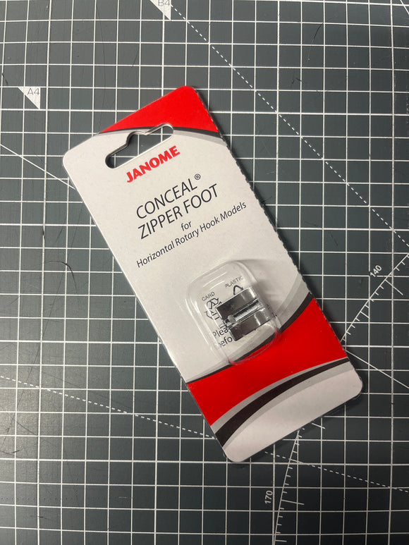 Janome concealed Zipper Foot