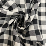 Yarn Dyed Gingham- Black