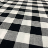 Yarn Dyed Gingham- Black