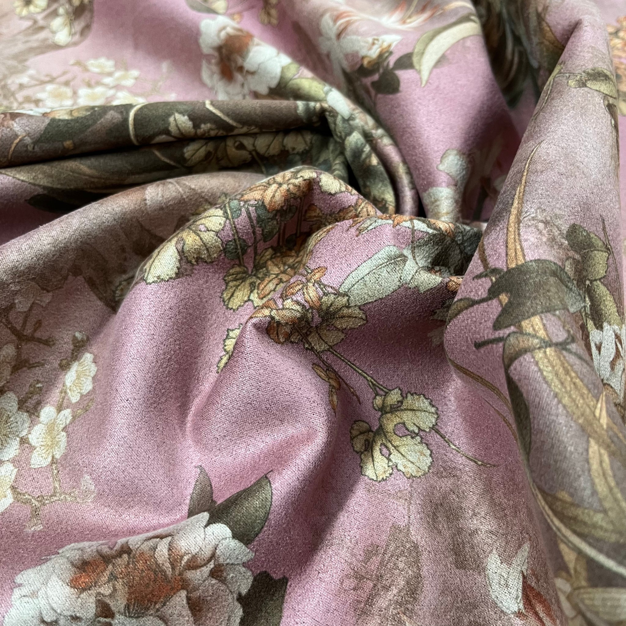 Scuba Suede (Rose Foilage and Blossom) – The Sewing Institute