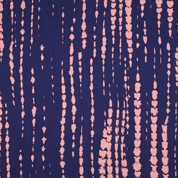 Viscose- Abstract (NAVY)